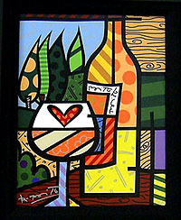 Romero Britto en copas