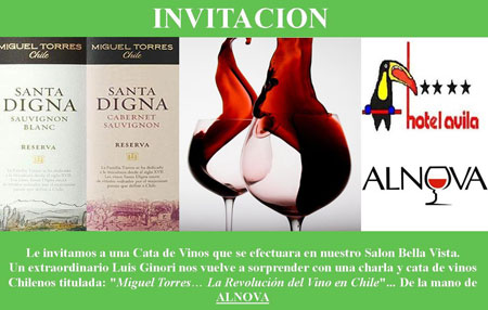 Charla y cata de Santa Digna en el Hotel Avila