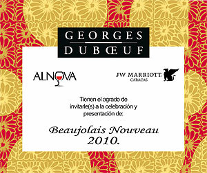 Beaujolais Nouveau Georges Duboeuf 2010