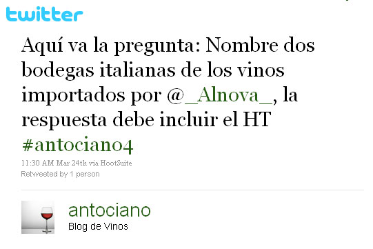 Concurso Twitter Alnova