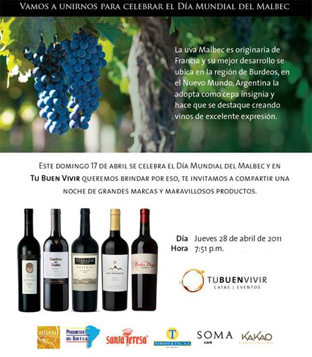 Tu Buen Vivir Dia Mundial del Malbec