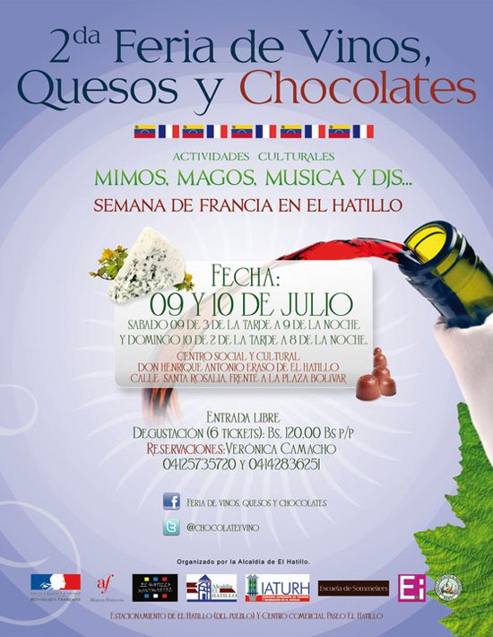 2da. Feria de Vinos, Quesos y Chocolates - 2da. Feria de Vinos, Quesos y Chocolates