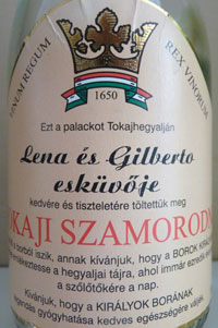 Tokaj Kereskedoház Tokaji Szamorodni 3 puttonyos 2003 (Detalle)
