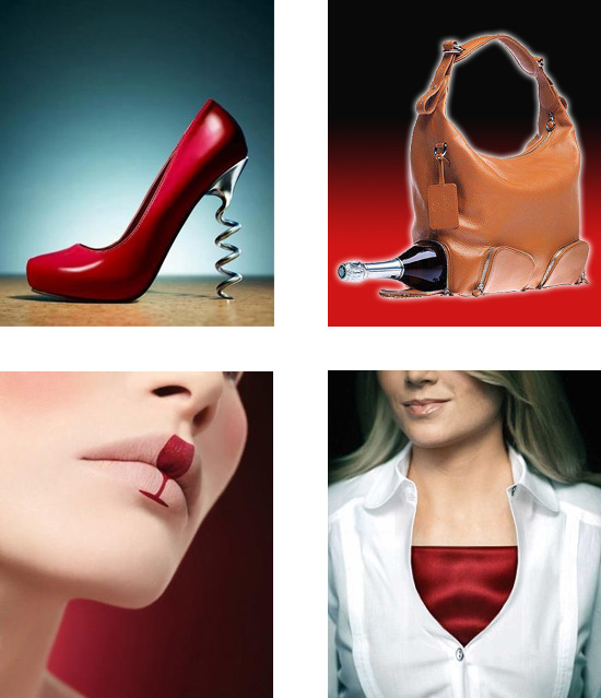 La mujer ideal amante del vino