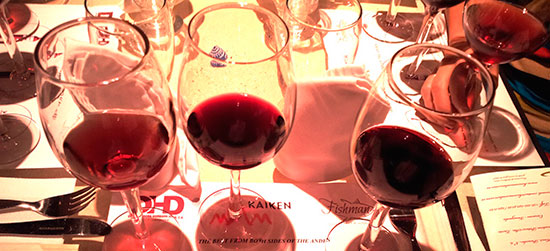 Degustación de vinos Kaiken en Fishman