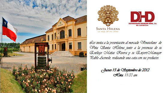 Lanzamiento de Viña Santa Helena en Venezuela