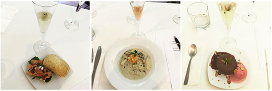 Trío de Möet & Chandon con armonías