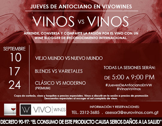 Tardes del Antociano en Vivo Wines