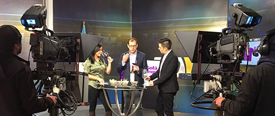 Participación en Telediario Canal 3 Guatemala